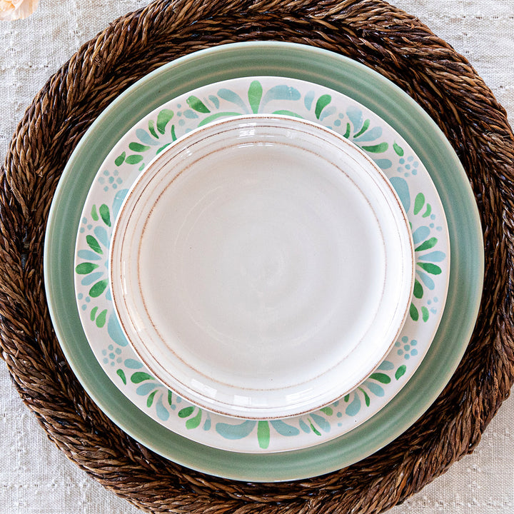 Bilbao Side/Cocktail Plate - Whitewash