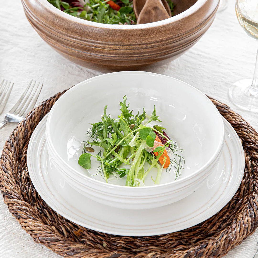 Bilbao Dinner Plate - Whitewash
