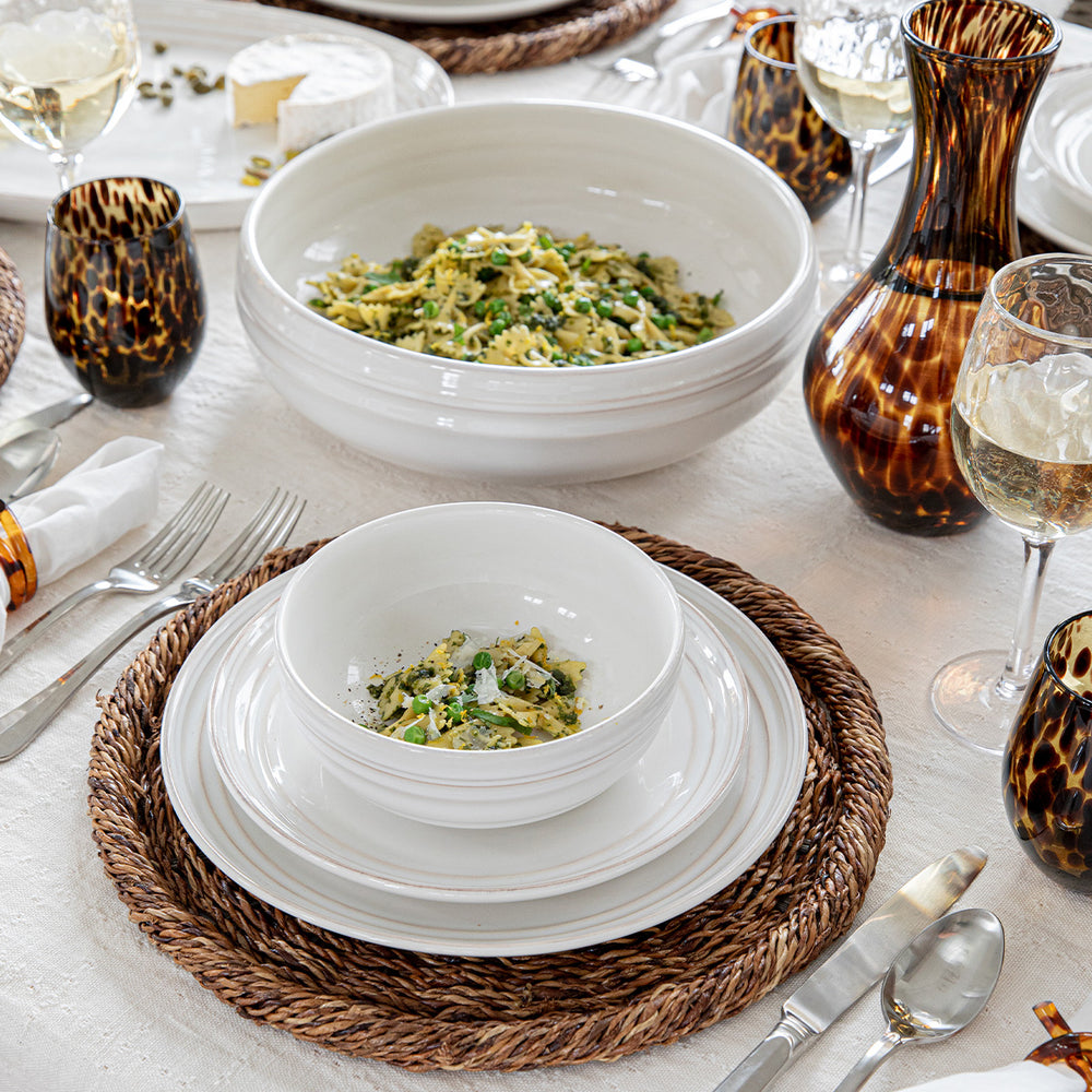 Bilbao 16pc Place Setting - Whitewash
