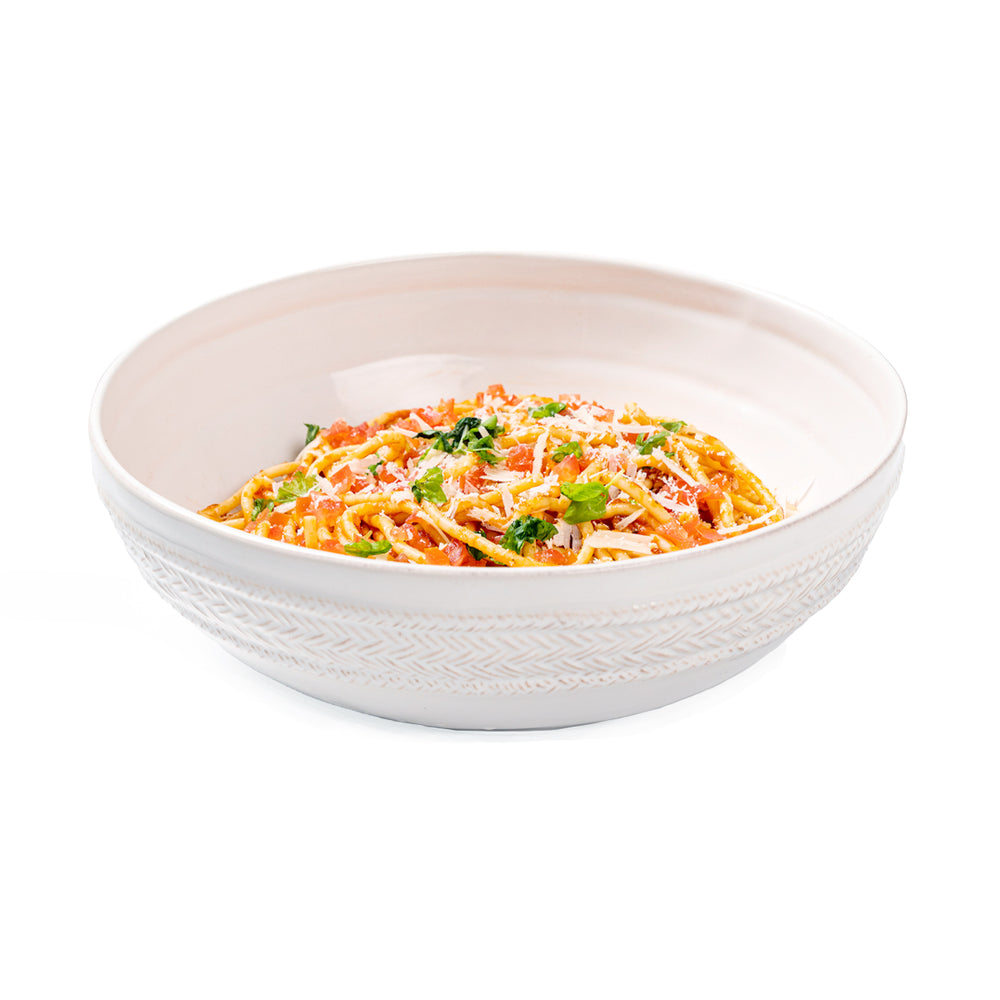 Le Panier 12" Serving Bowl - Whitewash