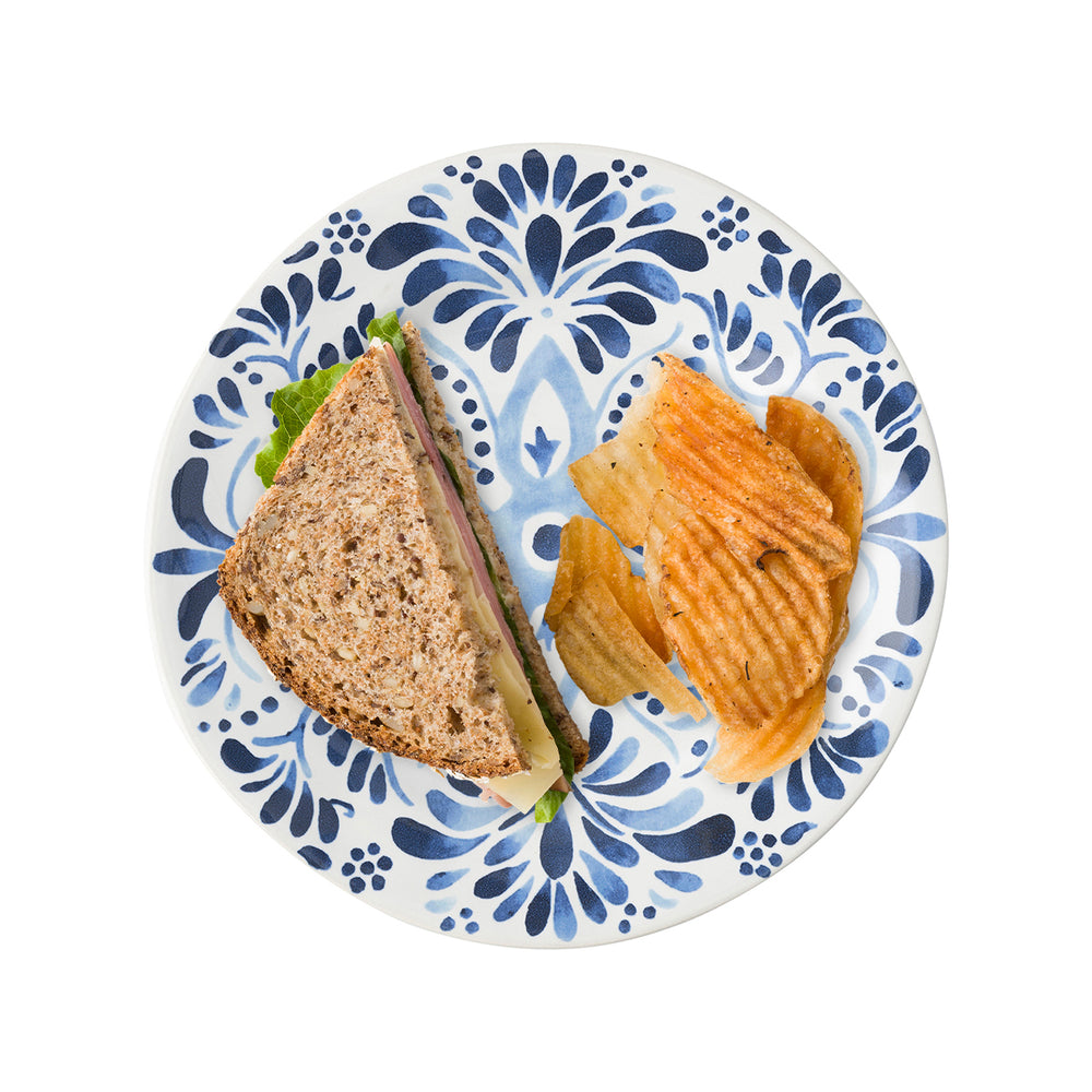 Iberian Dessert/Salad Plate - Indigo