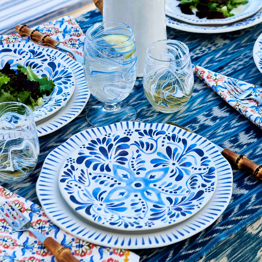 Iberian Dessert/Salad Plate - Indigo