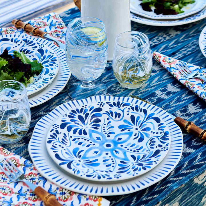 Iberian Dessert/Salad Plate - Indigo