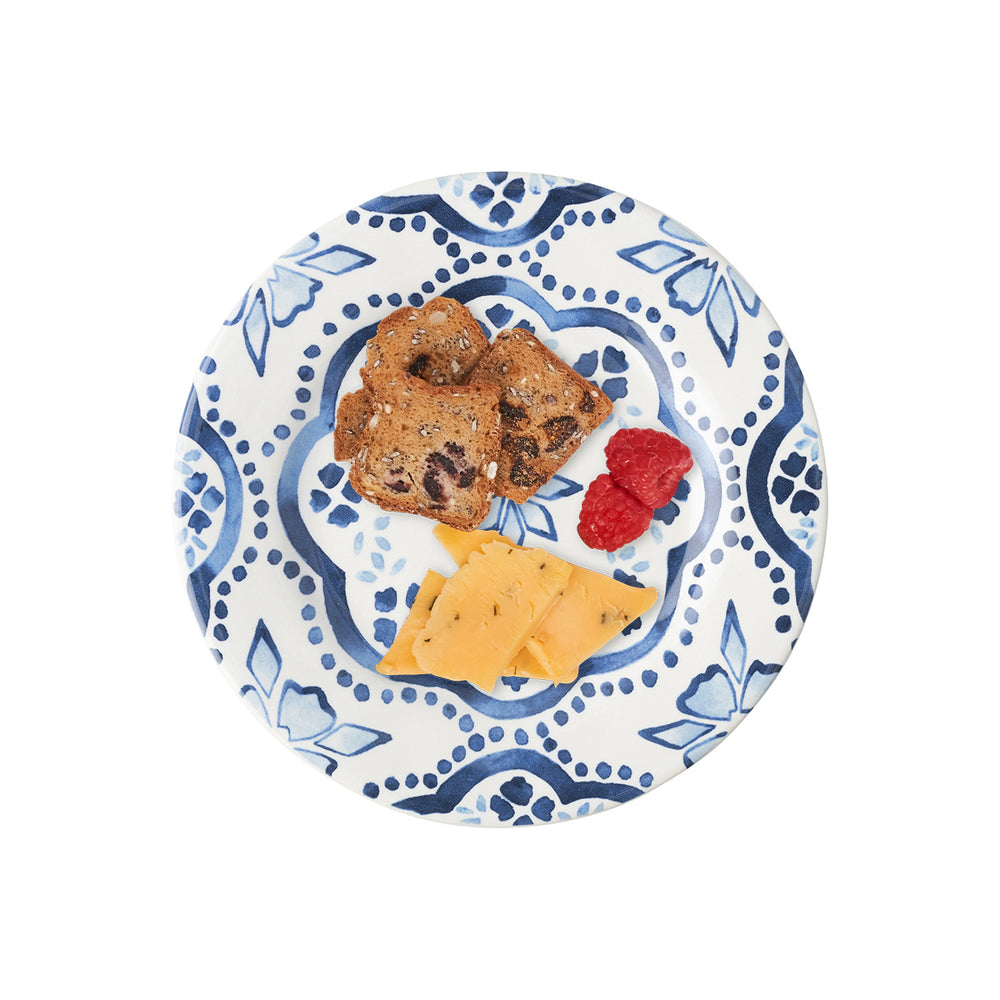Iberian Side/Cocktail Plate - Indigo