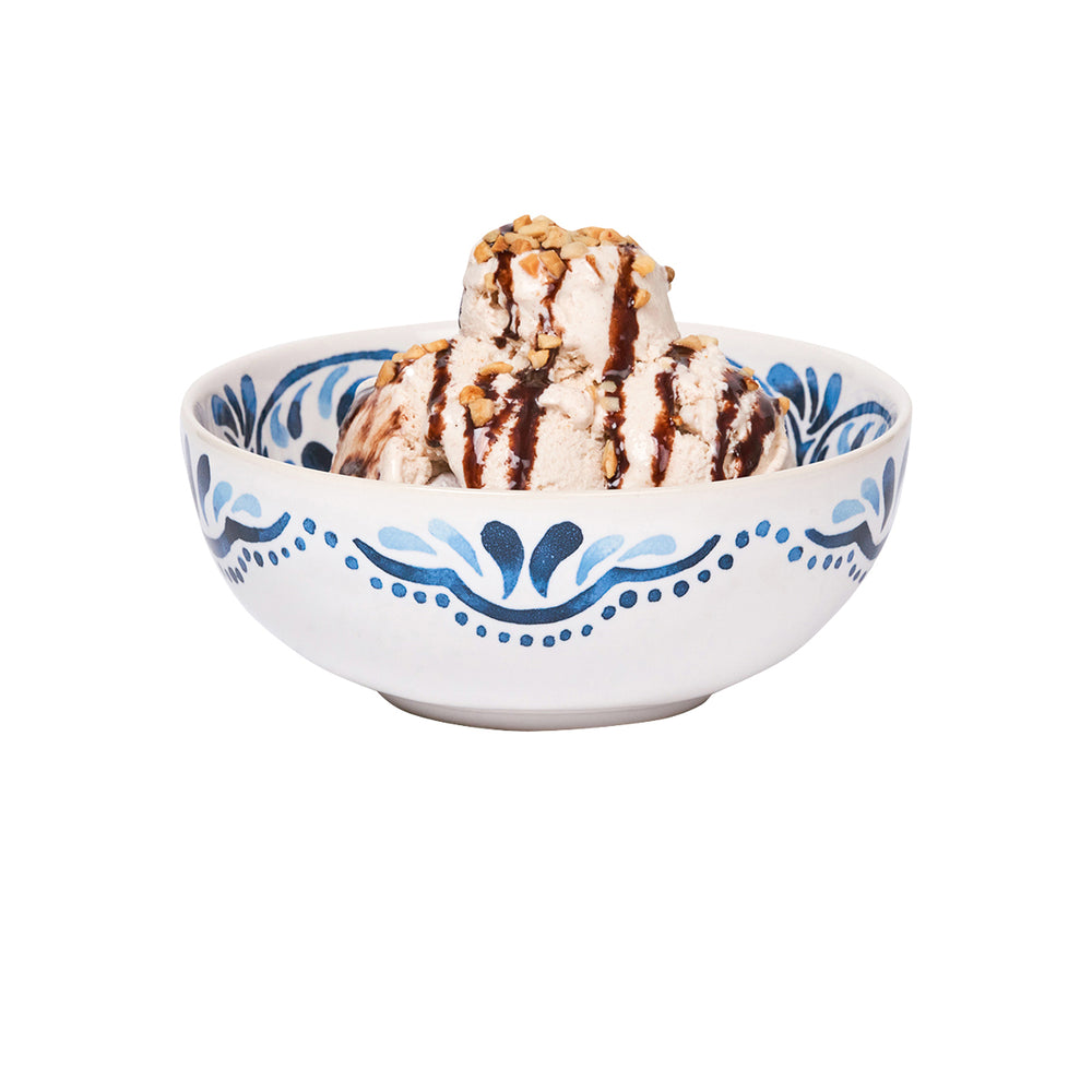 Iberian Cereal/Ice Cream Bowl - Indigo