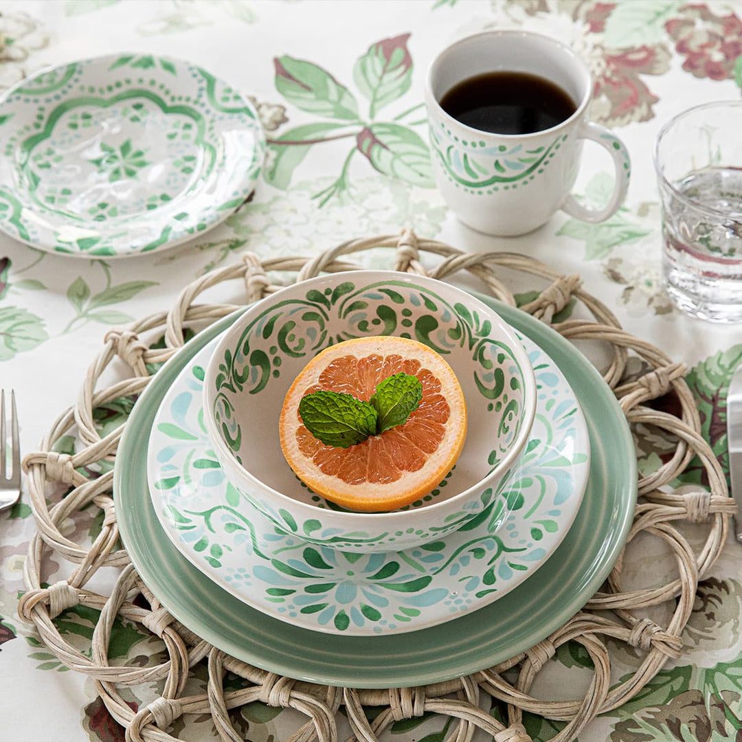 Provence Rattan Placemat - Whitewash