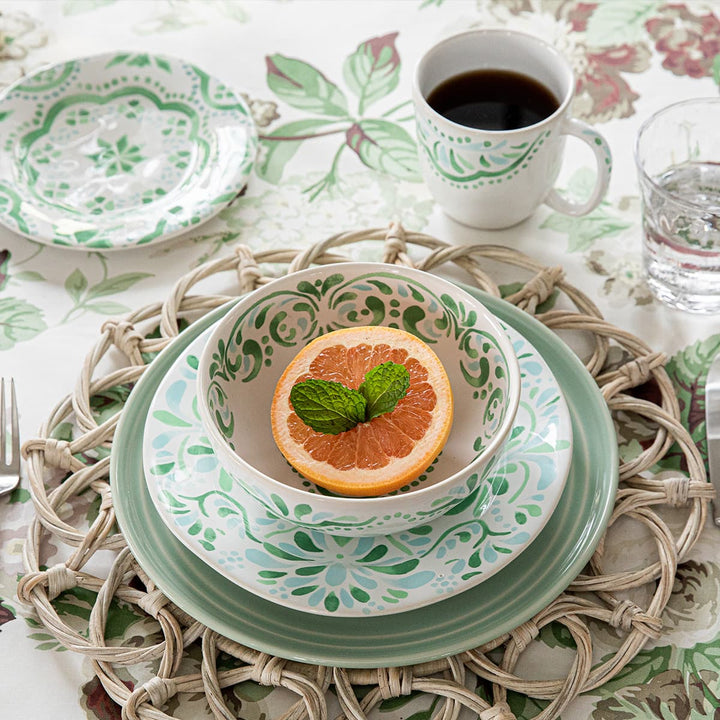 Provence Rattan Placemat - Whitewash