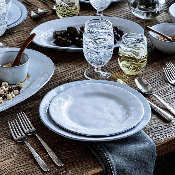 Quotidien Dinner Plate - White Truffle