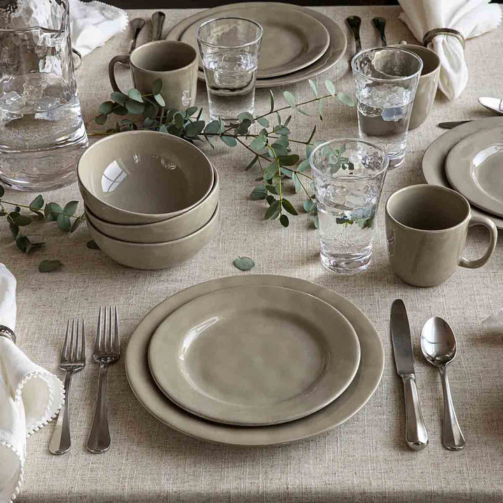 Puro Dinner Plate - Taupe