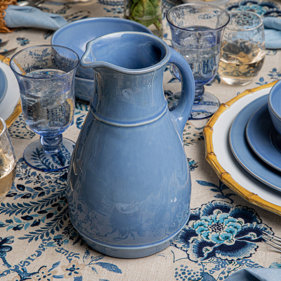 Puro Ceramic Pitcher - Chambray
