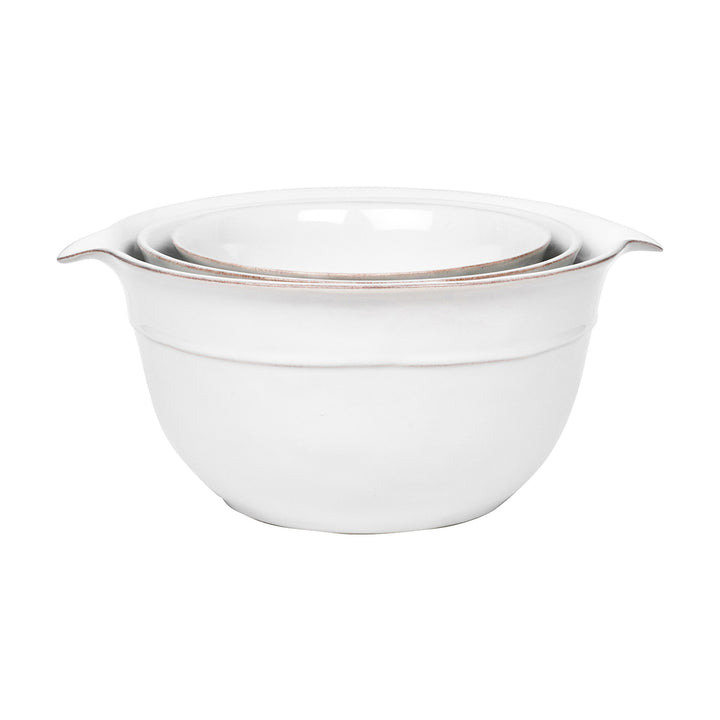 Puro Nesting Serving Bowl Set/3pc - Whitewash
