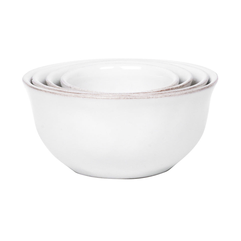 Puro Nesting Prep Bowl Set/4pc - Whitewash