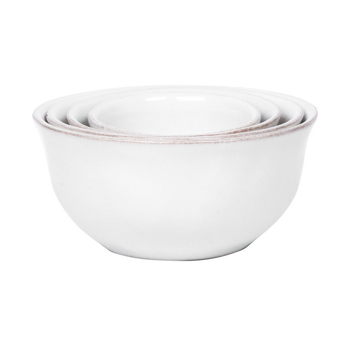 Puro Nesting Prep Bowl Set/4pc - Whitewash