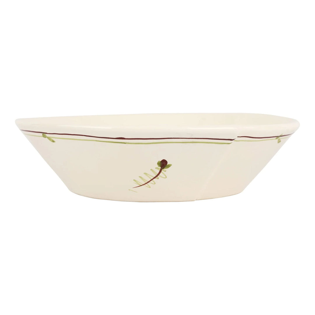 Lastra Fiori Di Bosco Large Shallow Bowl