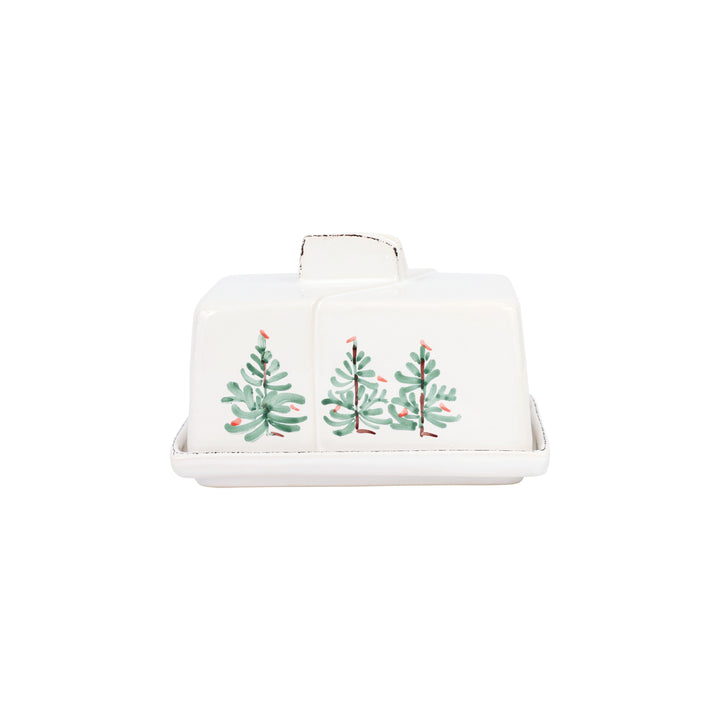 Lastra Holiday Butter Dish