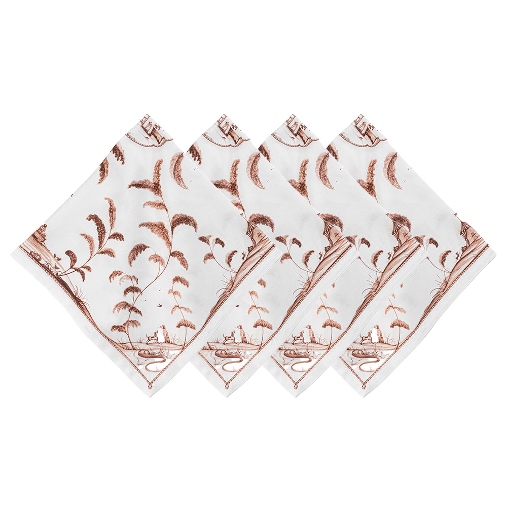 Country Estate Harvest Napkin Set/4 - Sepia