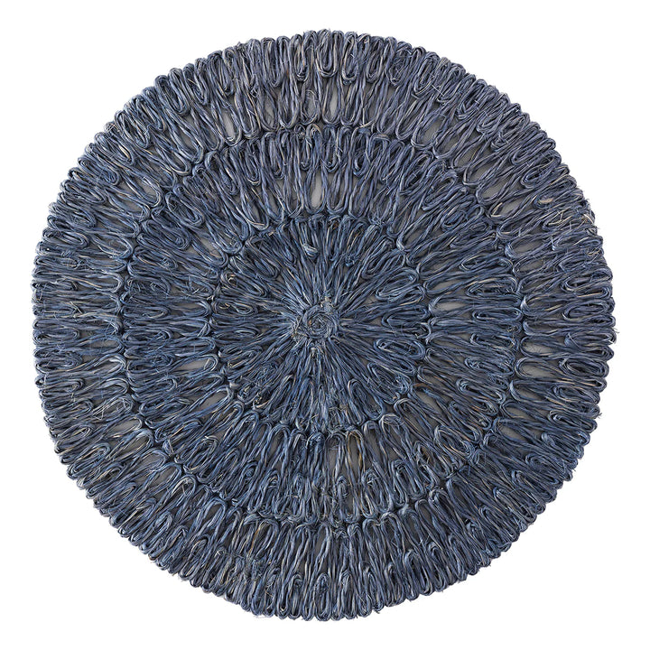 Straw Loop Placemat -  Delft Blue