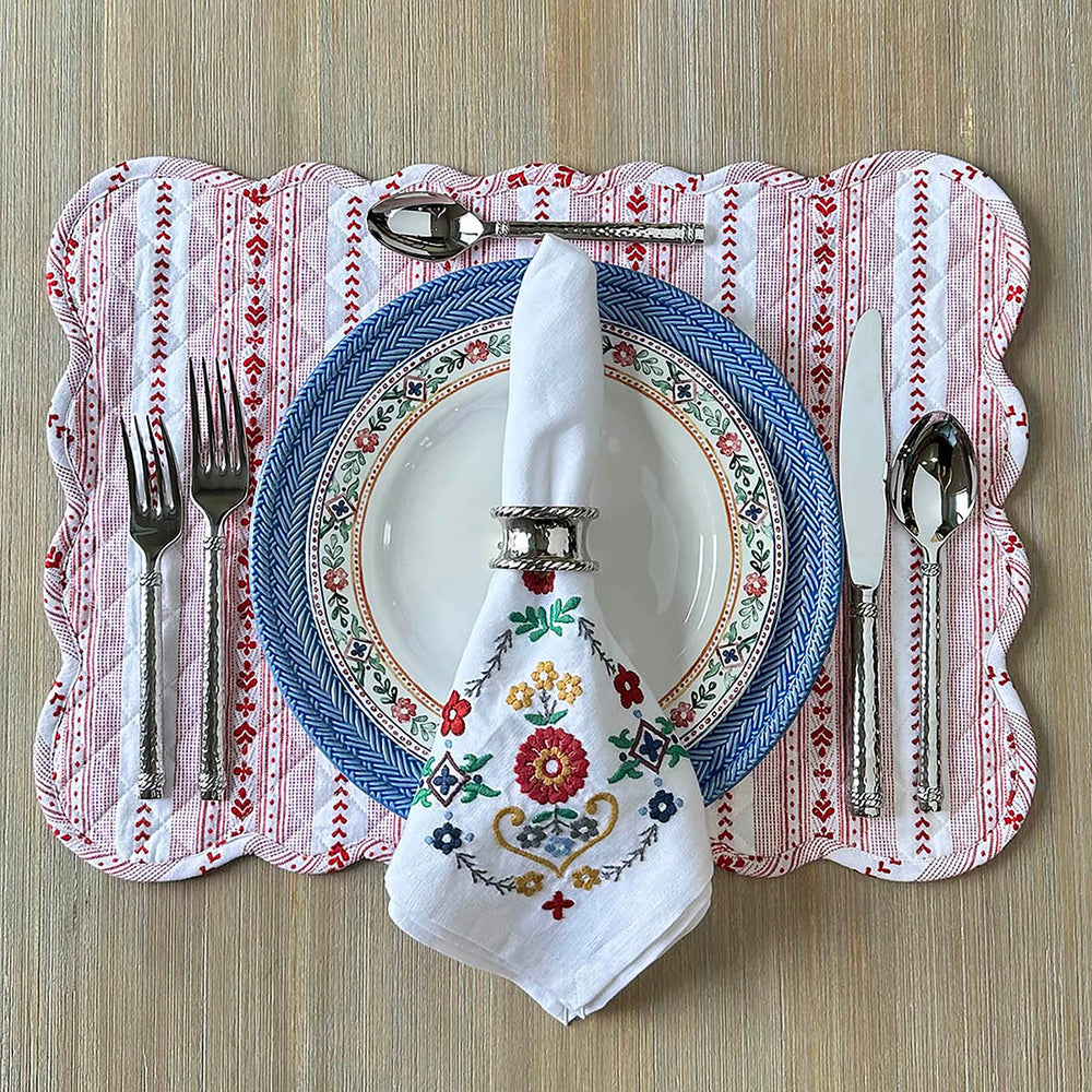 Villa Seville Placemat - Red