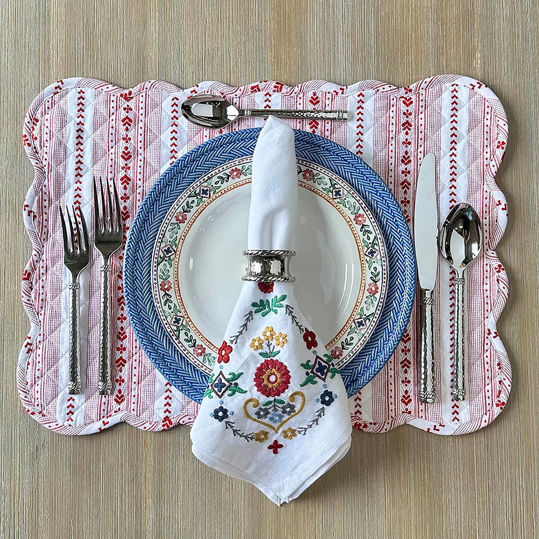 Villa Seville Placemat - Red