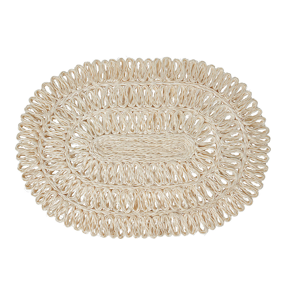 Straw Loop Oval Placemat