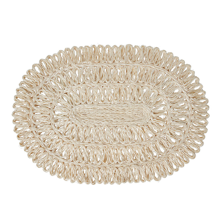 Straw Loop Oval Placemat