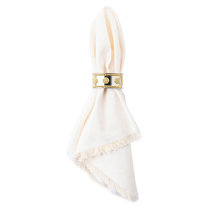 Berry &amp; Thread Napkin Ring - Gold/Silver
