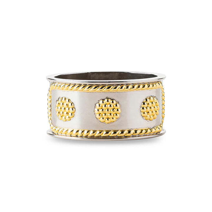 Berry &amp; Thread Napkin Ring - Gold/Silver