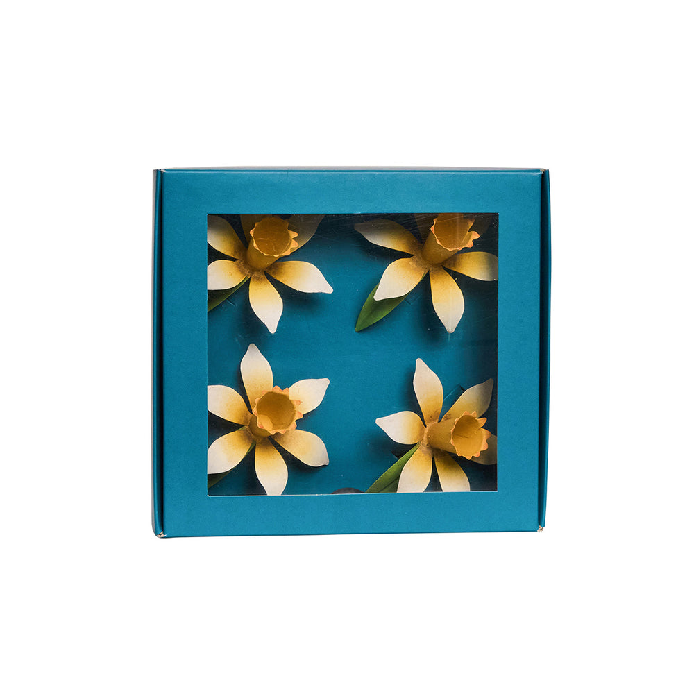 Meadow Walk Daffodil Napkin Ring, Set/4 - Yellow