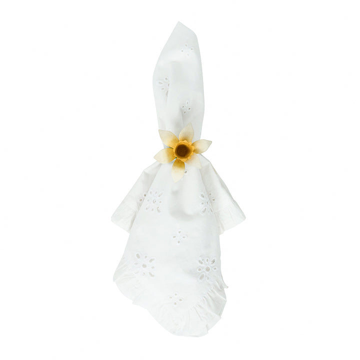 Meadow Walk Floral Napkin Ring Assorted Set/4 - Multi