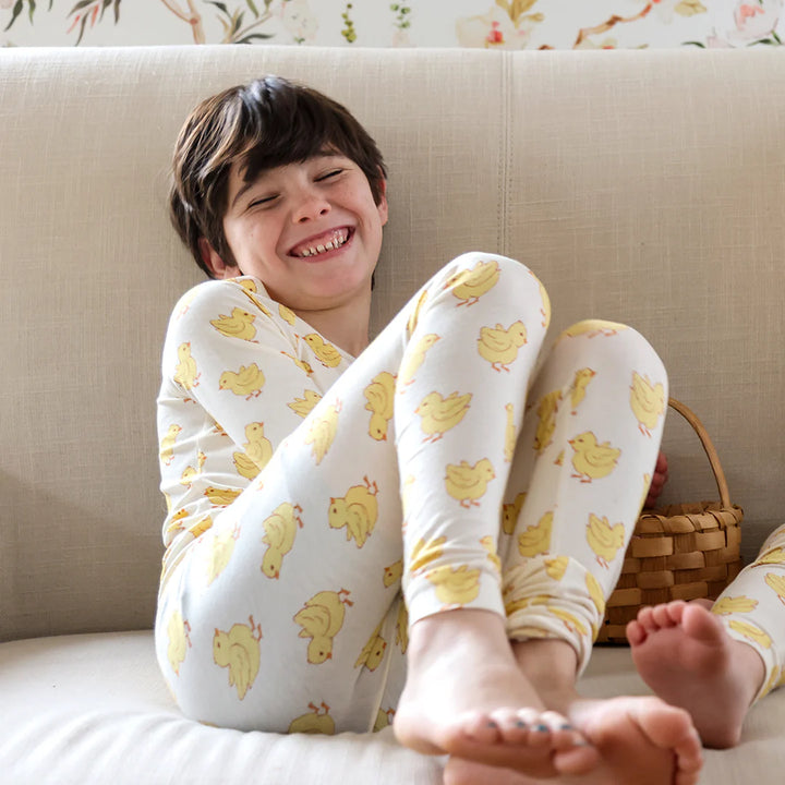 Kid Bamboo PJ Sets - Chicks