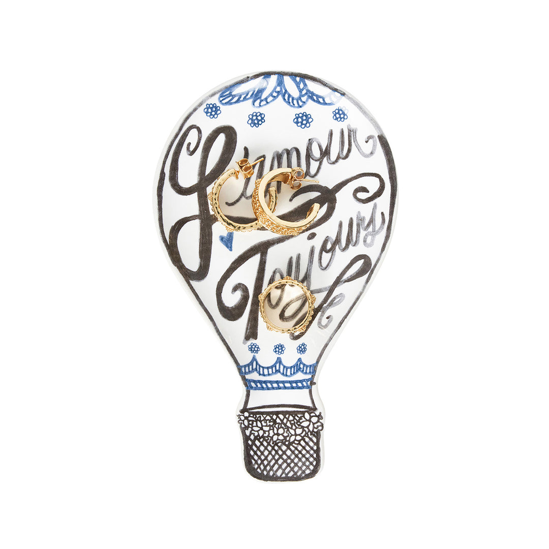 L'Amour Toujours 6" Hot Air Balloon Tray