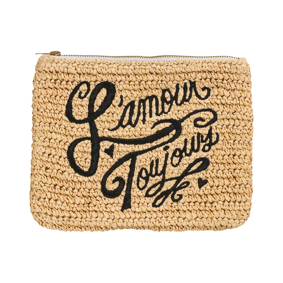 L'Amour Toujours Large Zipper Pouch