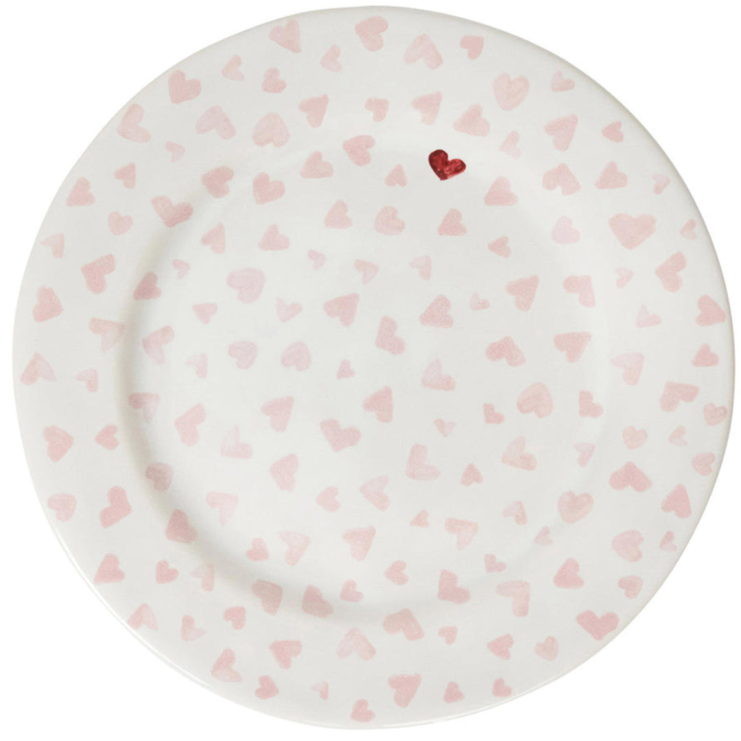 Love You More Dessert/Salad Plate Set/4 - Pink