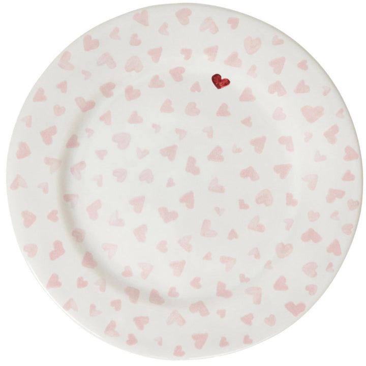 Love You More Dessert/Salad Plate Set/4 - Pink