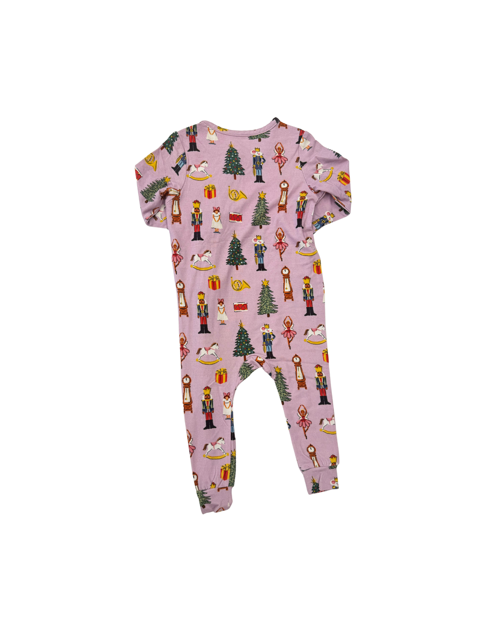 Baby Bamboo Romper - Lavender Nutcracker