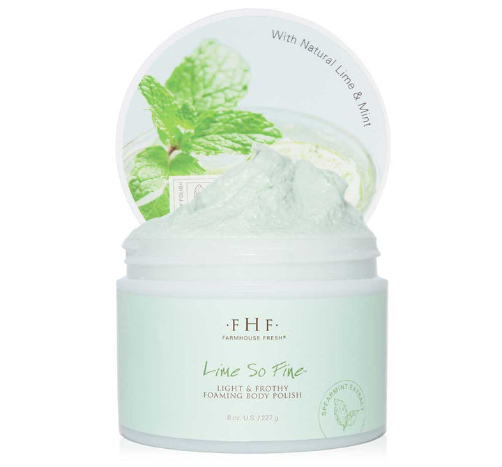 Lime So Fine: Foaming Body Polish