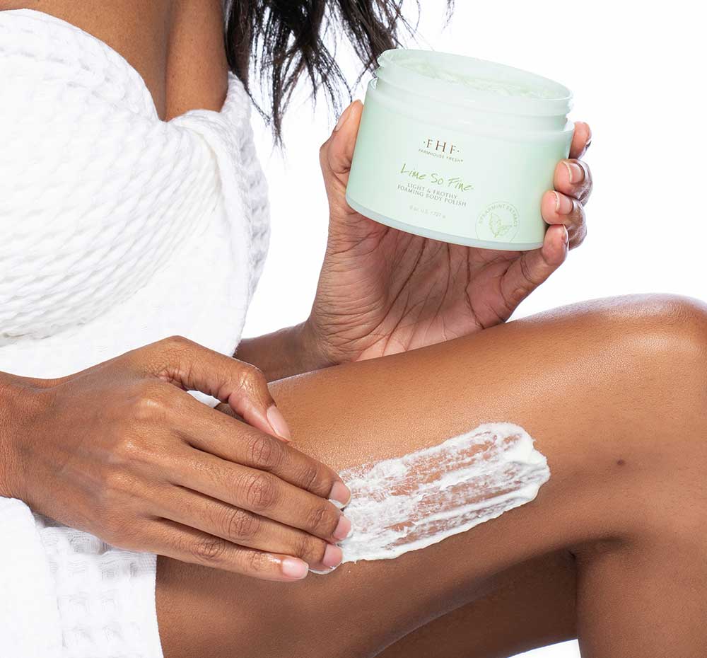 Lime So Fine: Foaming Body Polish