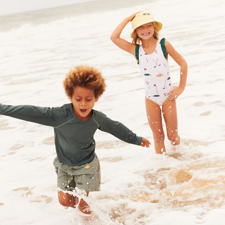 Boys Rash Guard - Olive