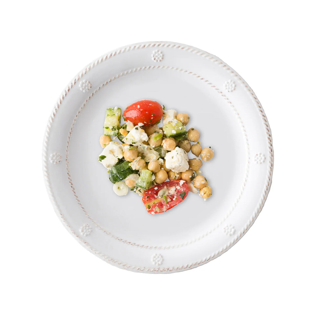 Berry &amp; Thread Melamine Dessert/Salad Plate - Whitewash