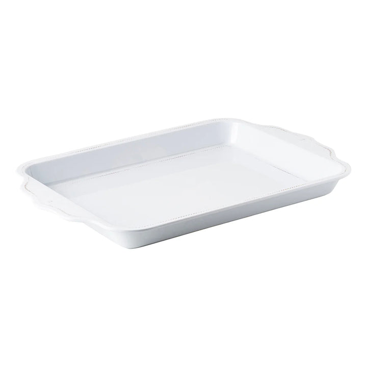 Berry &amp; Thread Melamine  24" Tray - Whitewash
