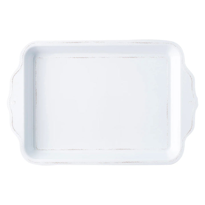 Berry &amp; Thread Melamine  24" Tray - Whitewash