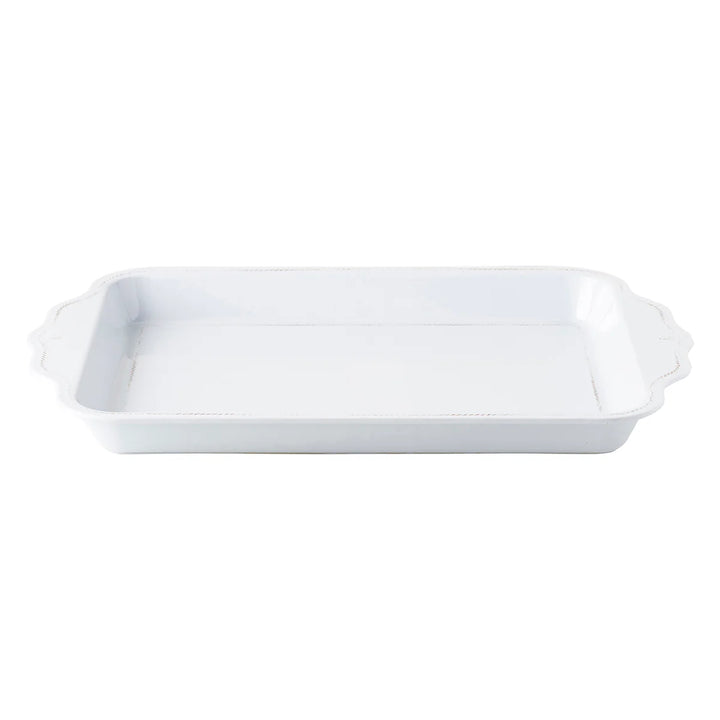 Berry &amp; Thread Melamine  24" Tray - Whitewash