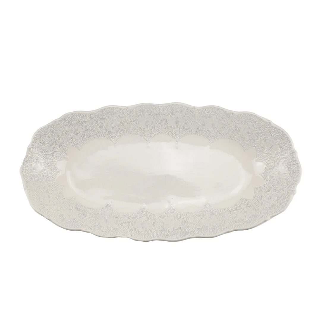 Merletto Antique Large Oval Bowl