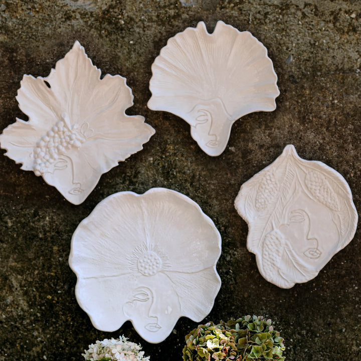Modi Poppy Leaf Wall Plate