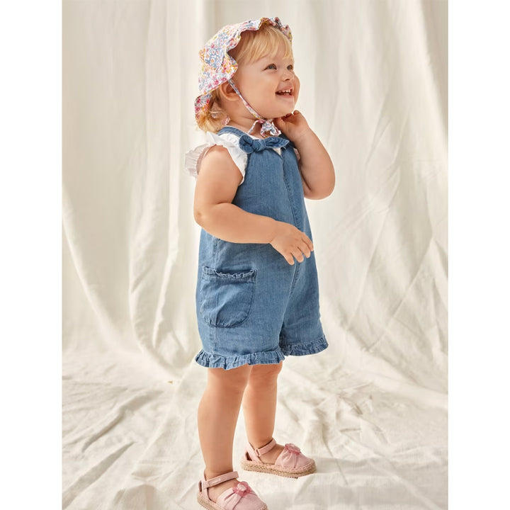 Medium Wash Denim Romper