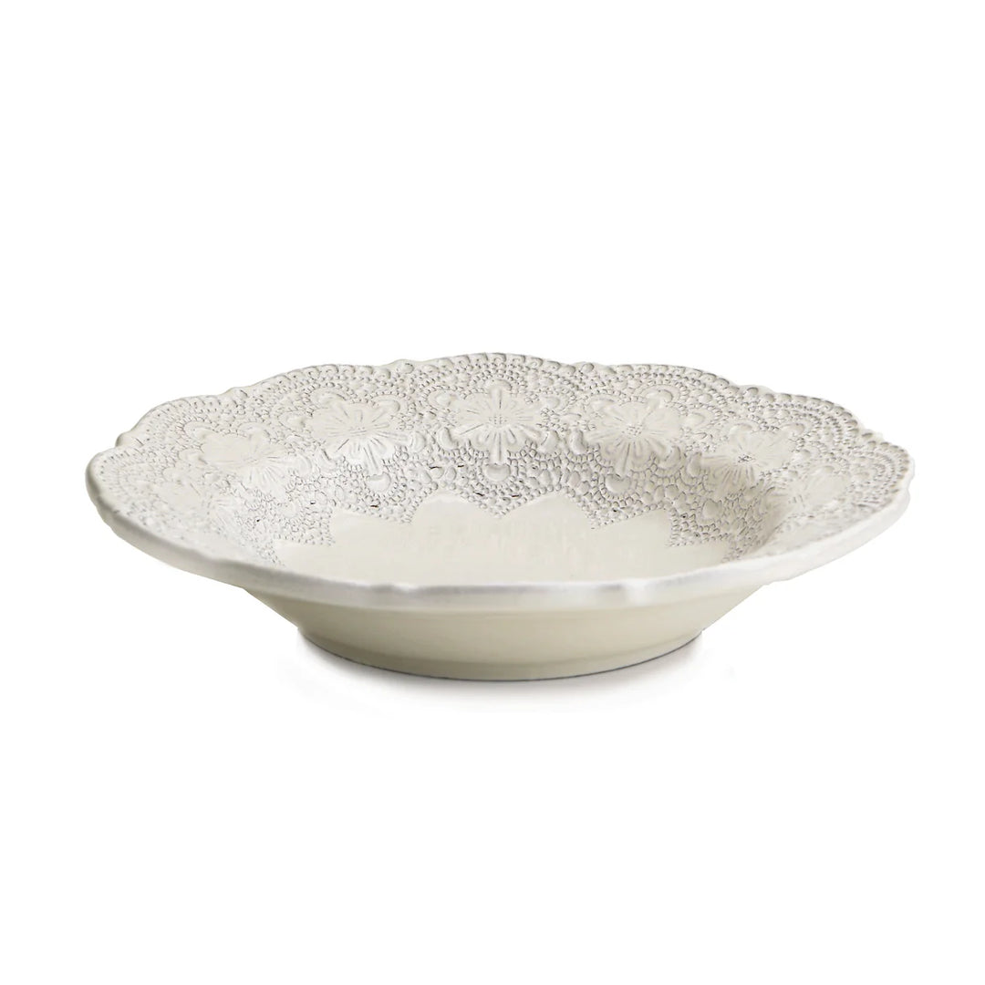 Merletto Antique Scalloped Pasta/Soup Bowl