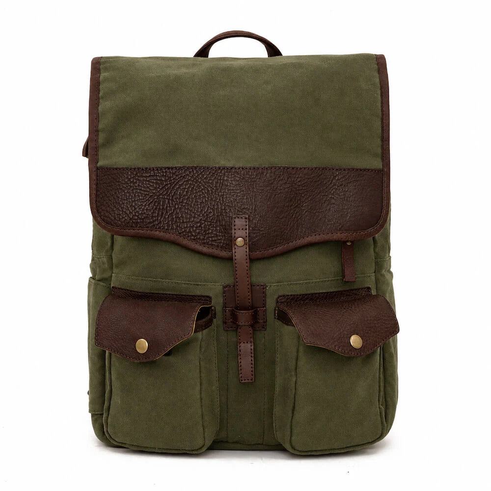 Campaign Waxed Canvas Backpack