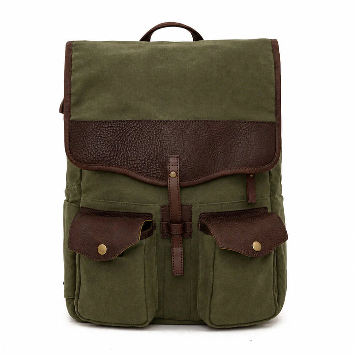 Campaign Waxed Canvas Backpack