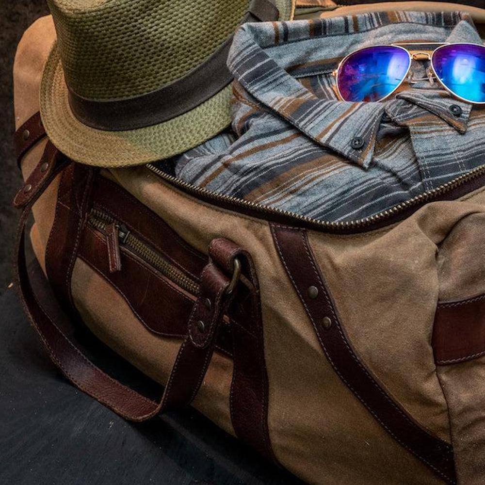 Campaign Waxed Canvas Large Duffle