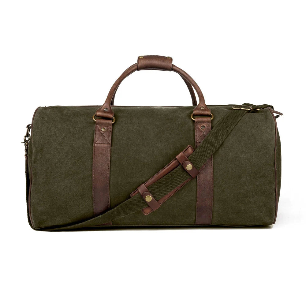 Campaign Waxed Canvas Large Field Duffle